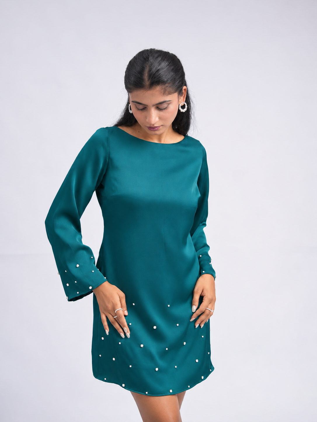 Solae Breeze Midi Dress in Teal