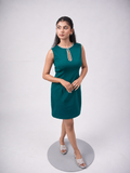 Solae Eve Dress in Teal