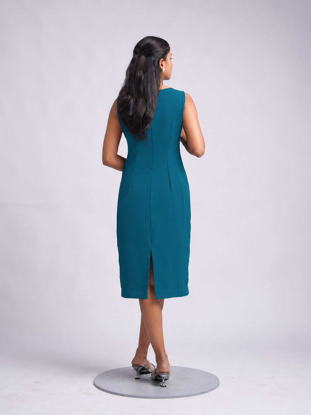 Solae Iris Midi Dress in Teal
