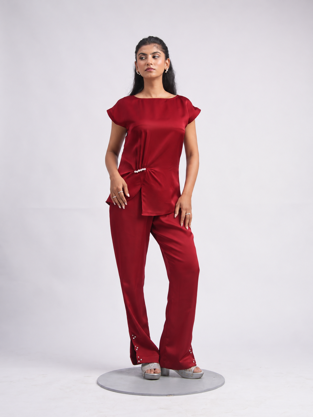Solae Willow Top in Red