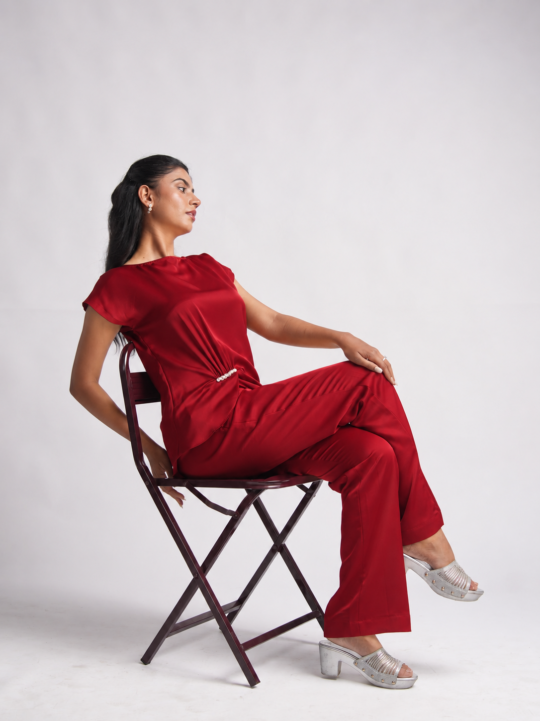Solae Willow Top in Red