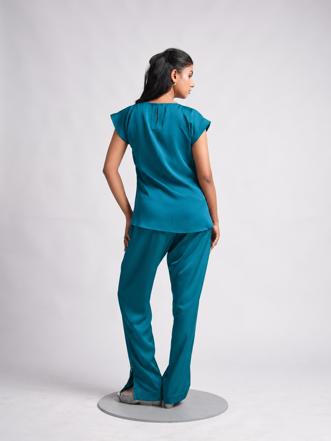 Solae Willow Trousers in Teal